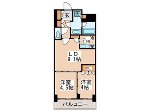 キャナルスクウェア豊洲の物件間取画像